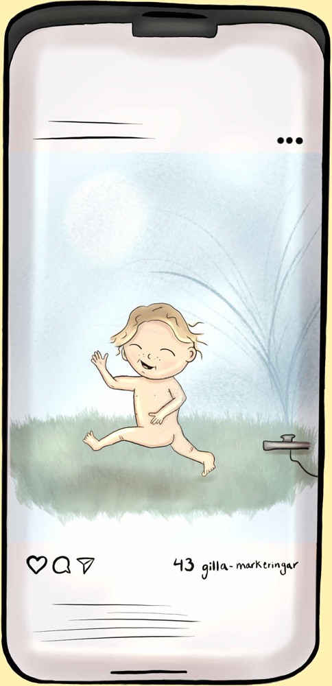 Love och bilderna - Bild på mobil